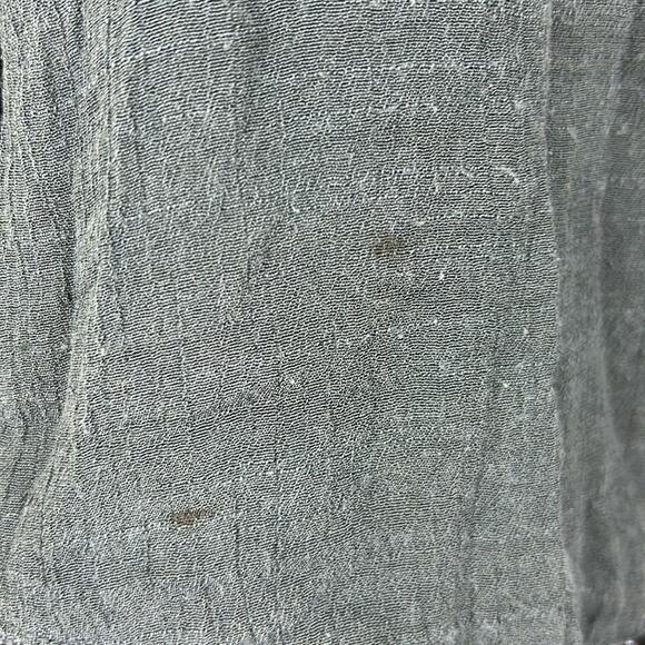 Umgee Women’s Medium Navy Blue Boho Layered Long Sleeve Blouse Tassel Fringe top - Picture 4 of 9